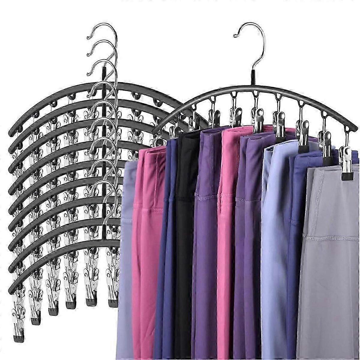 Stainless Steel Drying Socks Clothes Rack Multi-Clip Balcony Windproof Multi-Function Drying Pantyh