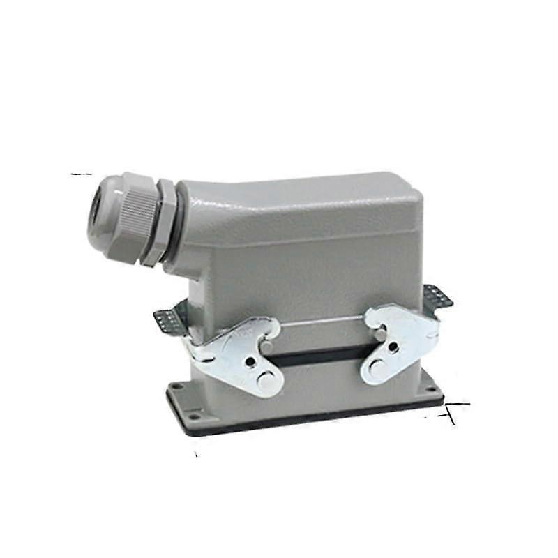 Industrial Plug Socket 16Core 415V Side Outlet Heavy Duty Connector for Multicore Wiring