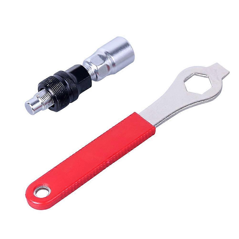 Crank Puller Bottom Bracket Remover Spanner for Bike Repair 1Set Red