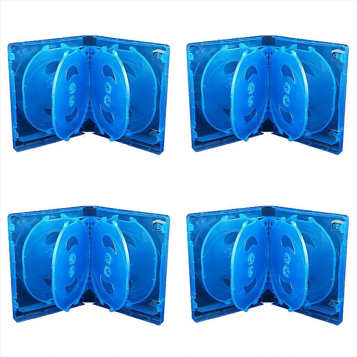 CD Storage Box 10-Piece Pack CD Case Plastic Double-Sided CD Storage Car CD Case Thickened DVD Case