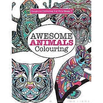 Prachtige kleuring voor meisjes - Awesome Dieren Kleuring