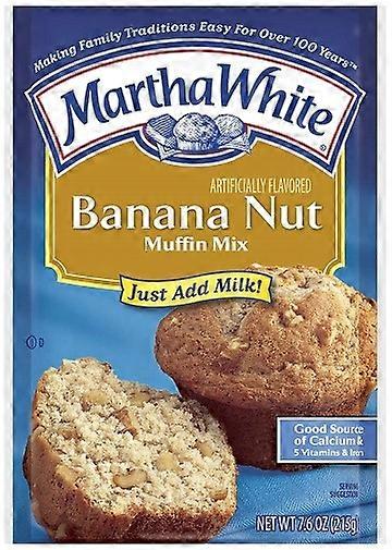 Martha vit banan mutter muffin mix