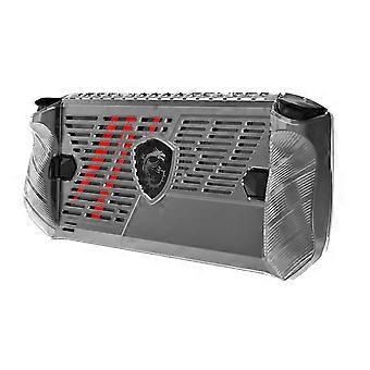 Clear TPU Shockproof Case for Msi Claw Console, AntiSlip Grip Protective Cover  Black