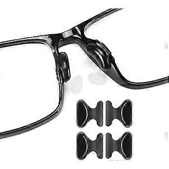 Nya krockkuddar, fjärilsformade, 12 par självhäftande näskuddar för glasögon, bekväma luftkammarnäskuddar, halkfria näskuddar för