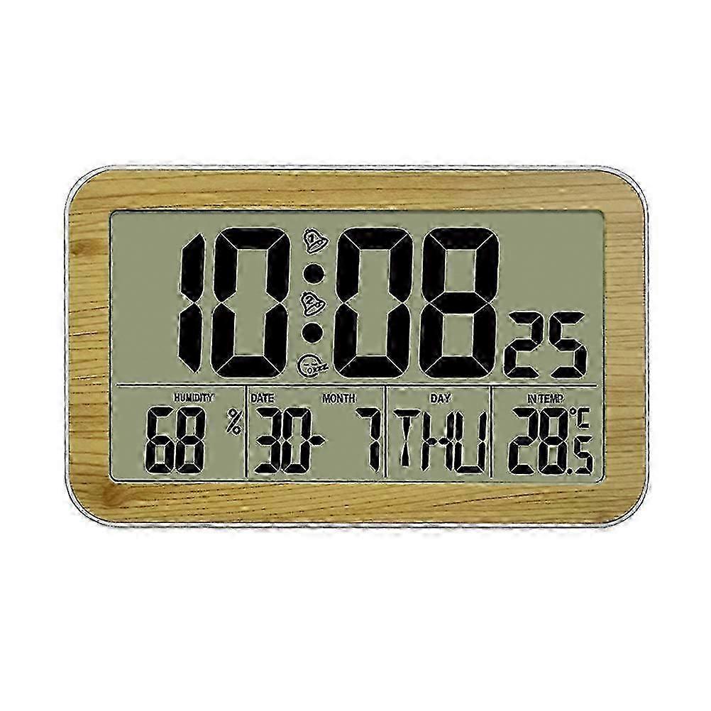 Wireless Digital Alarm Clock with Weather Station for Kitchen & Bedside