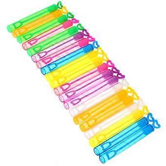 30pcs Refilled Bubble Wands Children Heart Empty Bubble Party Favors for Children (Mixed Color)
