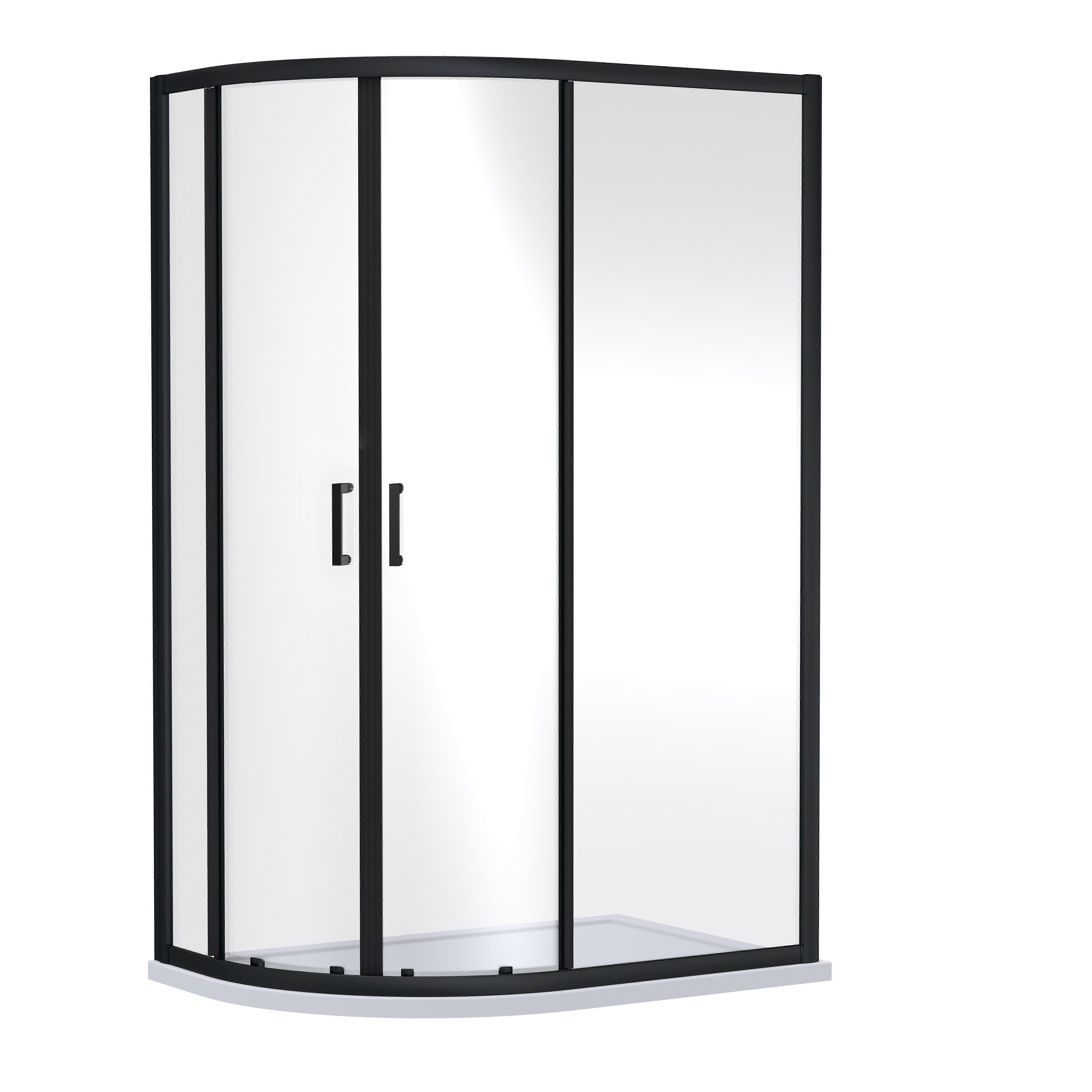1900 x 1000 x 800mm Offset Quadrant