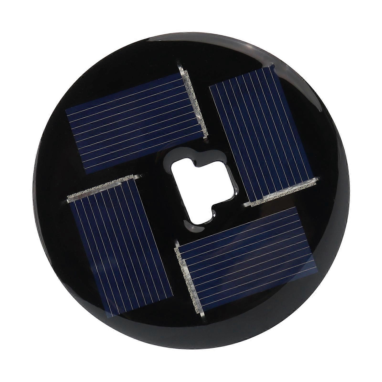 Small Circular Solar Cell Panel 2V Compact Design With Reliable Power Generation For Portable Electronics Multicolor