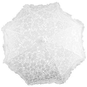 White Lace Decorative Umbrella Mini Decorative Umbrella Kids Performance Umbrella Prop