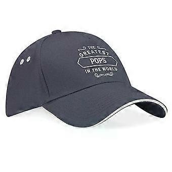 Pops Gift I Love Keepsake Birthday Christmas Present Idea For Men Hat Cap