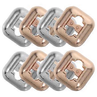 8pcs Clips de zapatos Aleación de zinc Encantos de zapatos Accesorios de zapatos Encantos de cordones de zapatos Encantos de zapatos para zapatillas Encantos de zapatillas para cordones Cordones de cordones