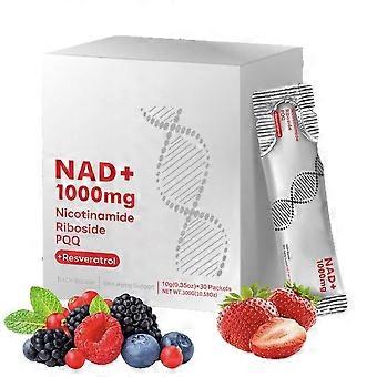 Dietary Supplement Beverage with Nicotinamide, Quercetin, Resveratrol and Berry Extracts, 10ml for Nutritional Support