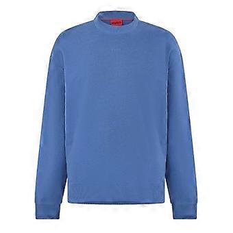 Hugo Mens Tonal Logo Cotton Jersey Relaxed Fit Casual Sweatshirt
