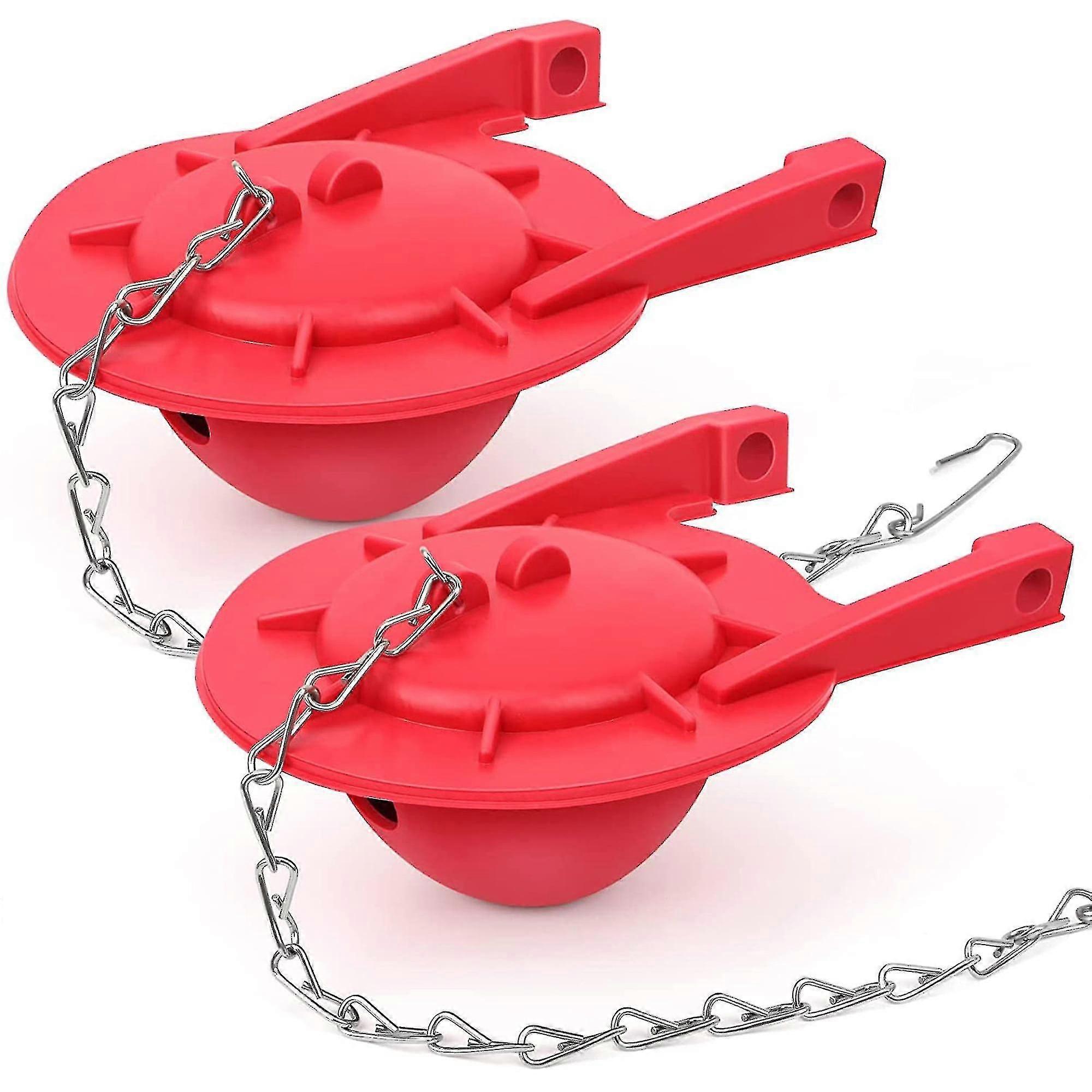 2 Pack Universal Water-saving Valve Toilet Flapper