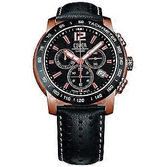 Cover mens watch chronograph Co126. RPL1LBK