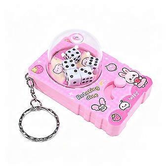 Adorable Animal Themed Dice Toy, Portable Spin And Play Charm For School Bags And Daily Carry