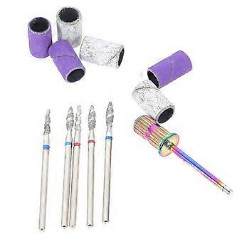 1 sarja kynsien kiillotus poranterä valikoima Kynsitiedosto Fake Nail Removal Tools