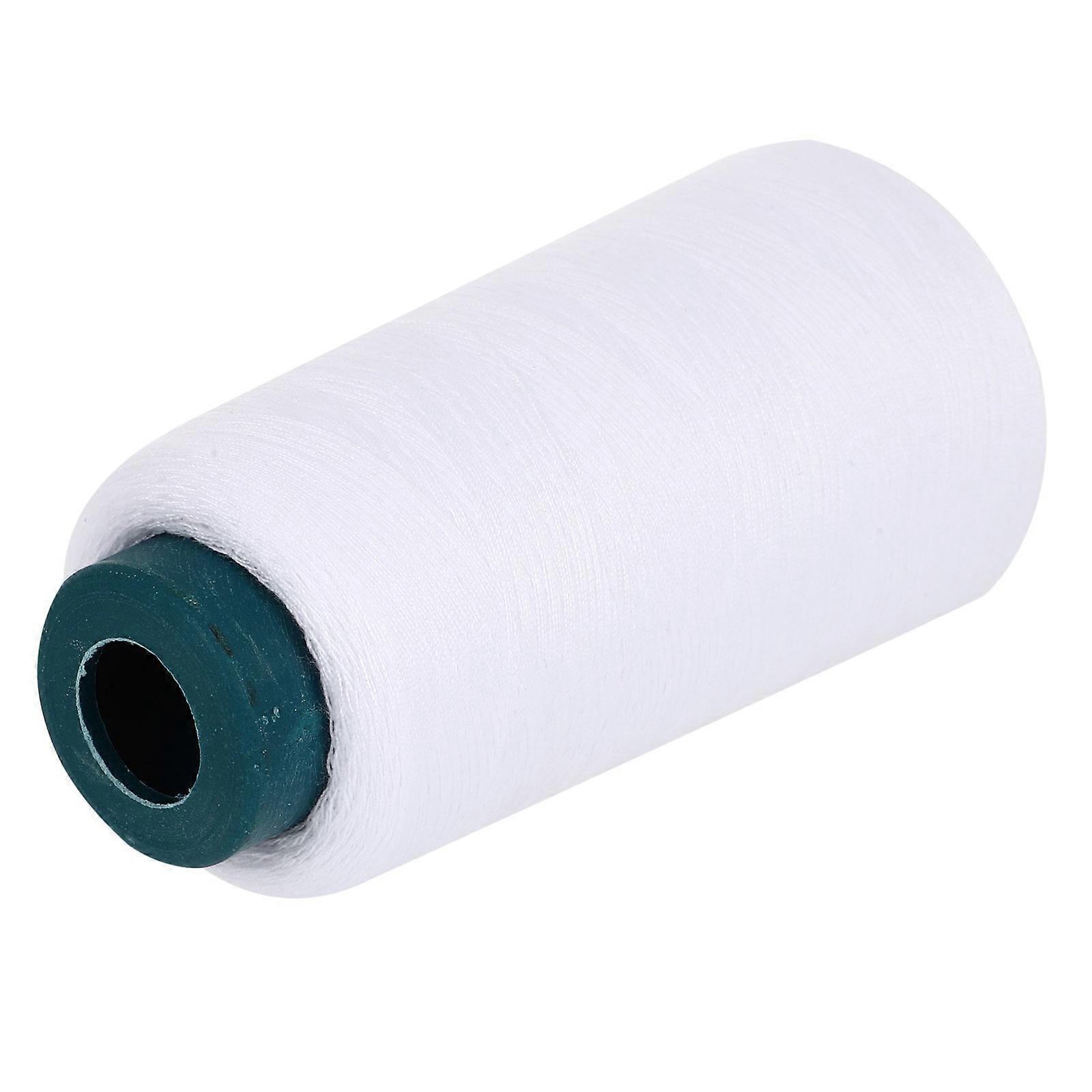 Bleached 3000 Yards Polyester Sewing Thread for Sewing Machine  (White)
