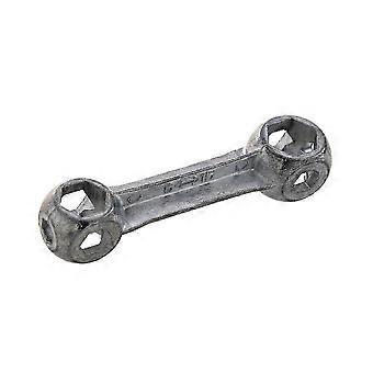 10 i 1 cykelhantelnyckel multifunktionell cykelreparationsverktyg 6mm-15mm