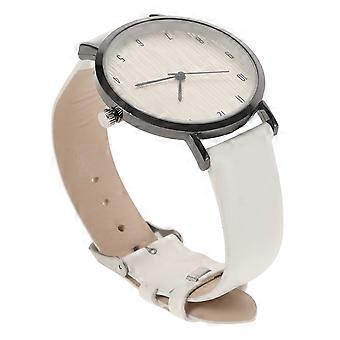 Relógio de pulso para mulheres relógio elegante pulseira de couro relógio de pulso estilo simples relógio de pulso decoração