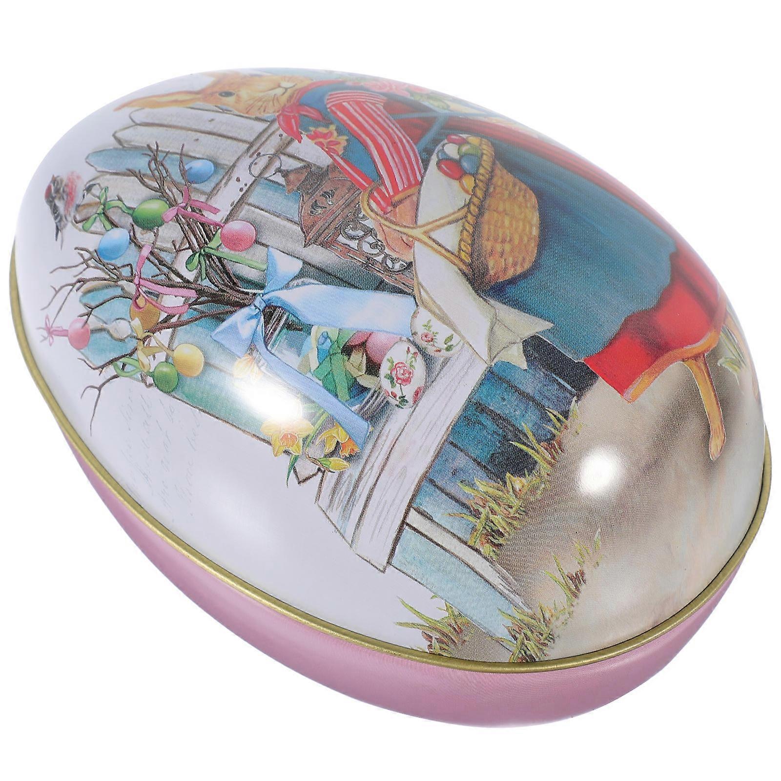 Tinplate Easter Candy Box Storage Case for Candy Holder