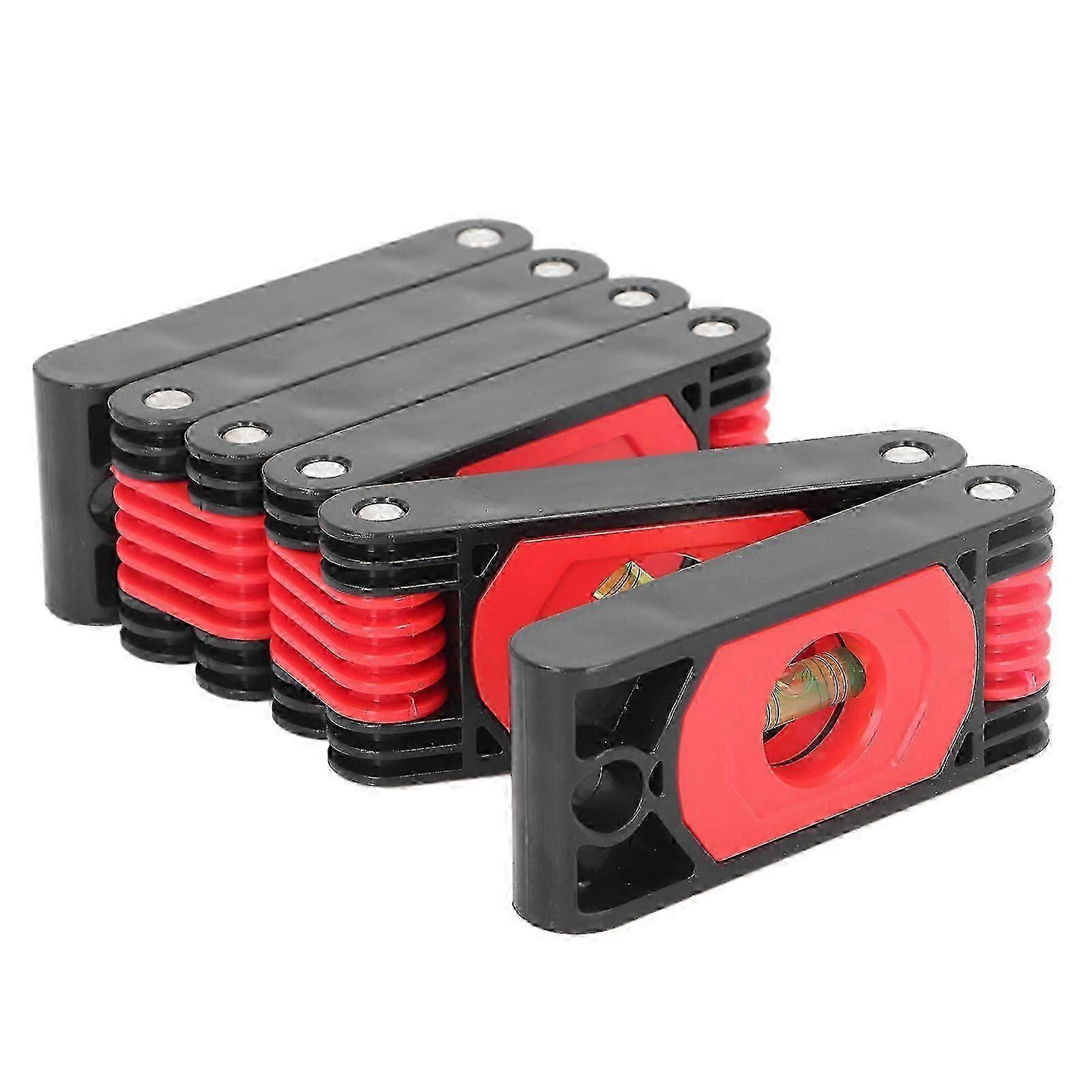 Foldable Level 72cm Multi Angle Precise Measurement 6 Sections Magnetic Folding Level Measuring Tool compatible with Woodworking