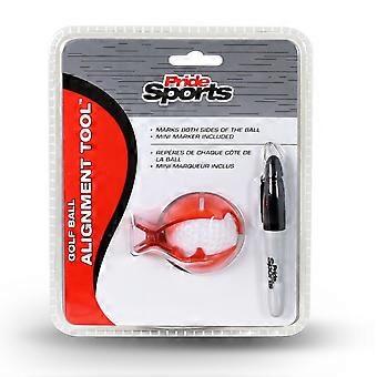 Softspikes Golf Ball Alignment Tool Ball Marker with Market Pen                                                        