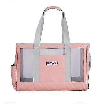 Pet Dog Travel Bag Portable Bag Cat Dog Carrier Breathable Bags Outgoing Pets Handbag Zippers Airline Approved Backpack Pet Carriers