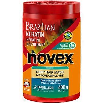 Mascarilla capilar intensiva de queratina brasileña para cabello seco y dañado (400 ml)
