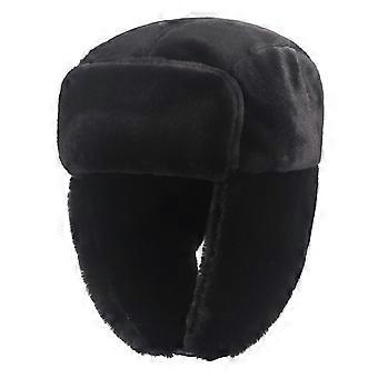 Aviator Russian Ushanka Hat with Ear Flaps, One Size Fits Most