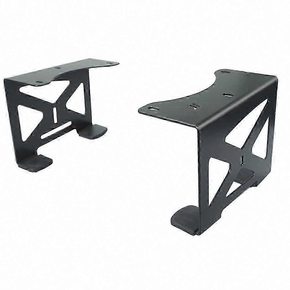 Space-Saving Metal Storage Stand Compatible with PS5 Console, Under Desk Mount