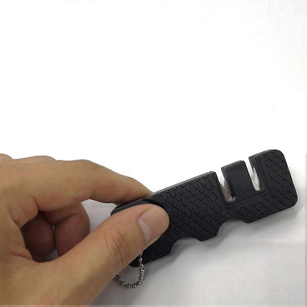 Mini Sharpener Cutter Sharpener for Outdoor Use 3Pcs Black Kitchen Tool