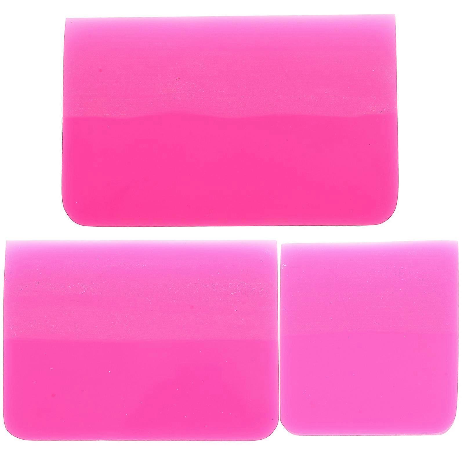 Anti-Scratch Window Tints Squeegee for Car Use 3Pcs Rosy Set