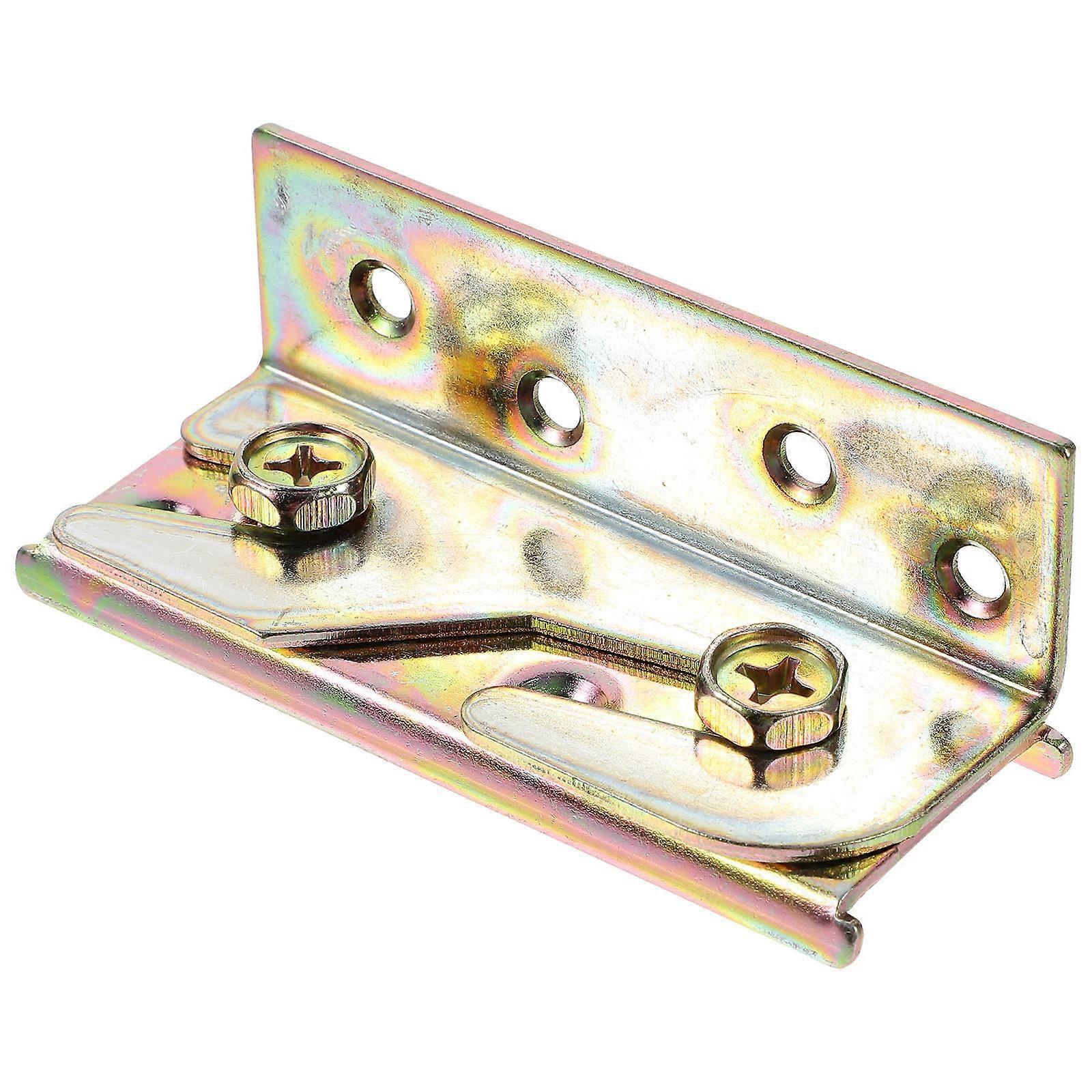 Bed Rail Bracket Wood Bed Connector Fasteners 4Pcs Set