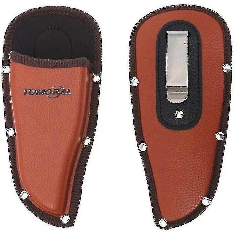 Durable Riveted Leather Pruner Sheath for Garden Tools