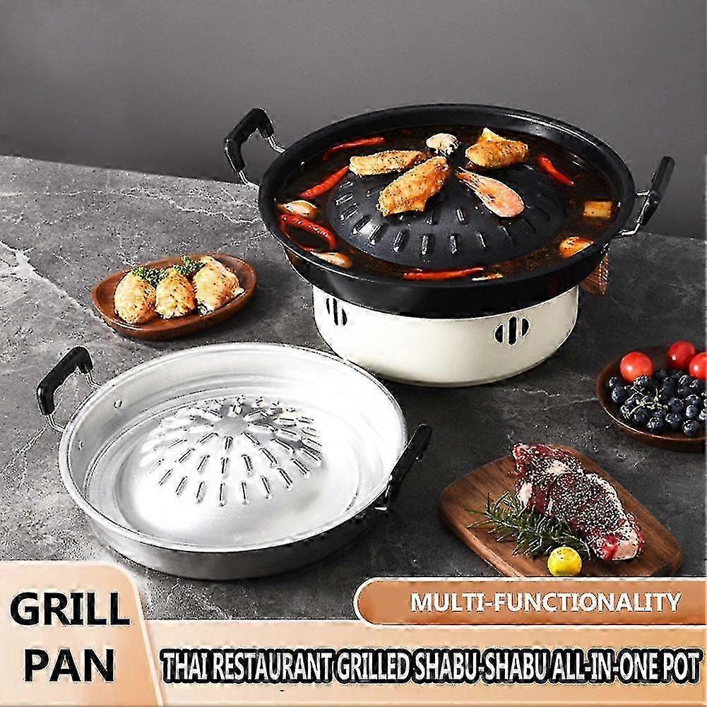 Thai-Style Dual-Use Grill Pan