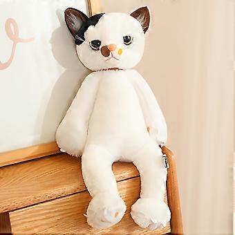 Realistic Cat Plush Doll, Ultra Soft Fluffy Stuffed Kitten Plushie, Aesthetic Bedroom Decor, Cuddle Partner for Kids, Birthday Easter Gift