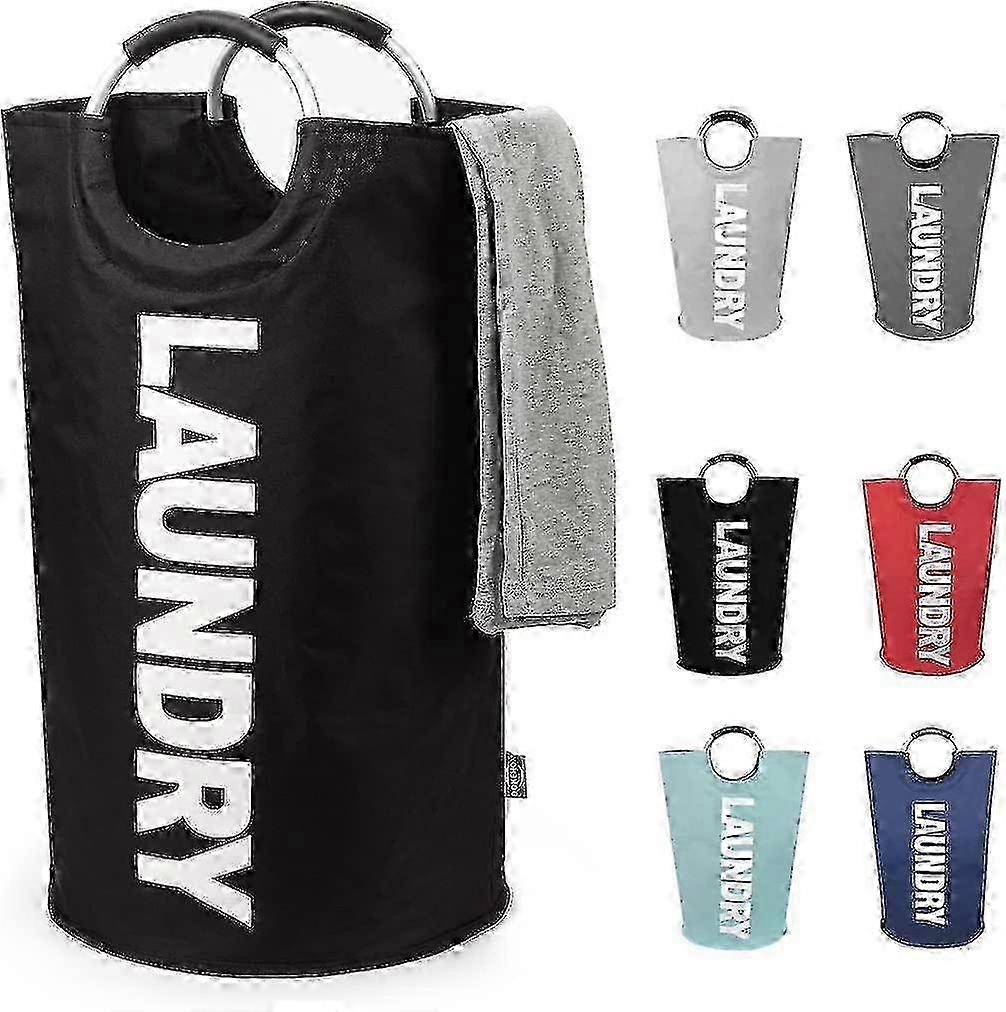 Upright Foldable Laundry Basket 90L