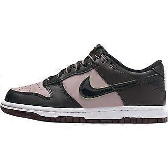 Zapatillas de skate Nike Dunk Low negras/blancas/rosas unisex HQ1957-600