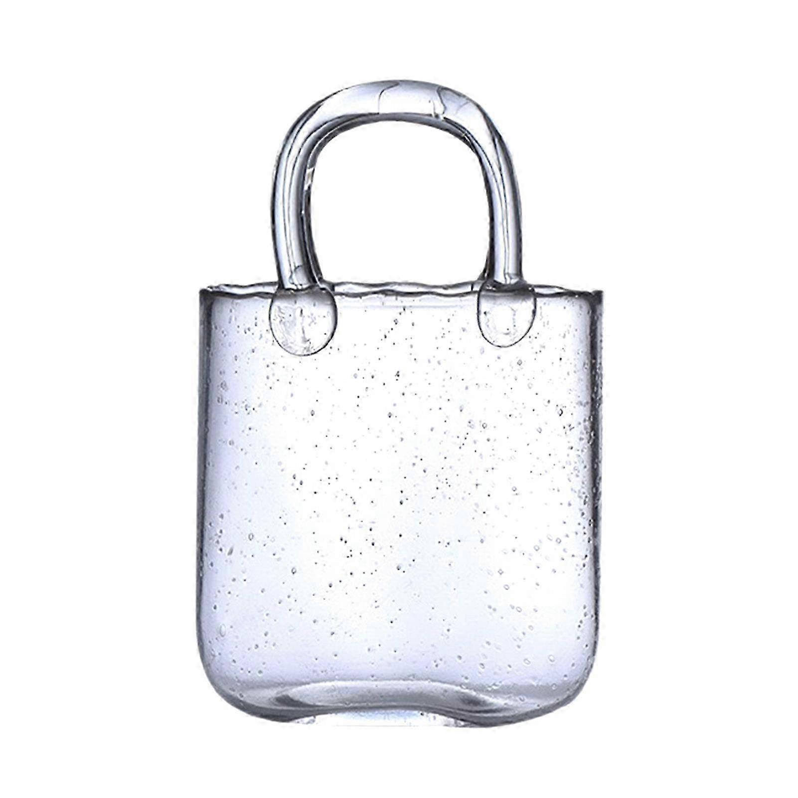 Tote-Style Borosilicate Glass Cup