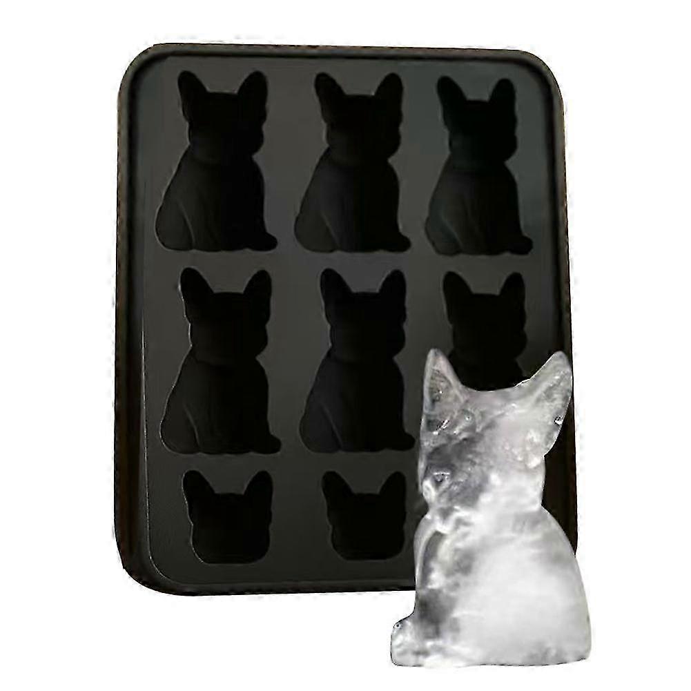 3D Dog Face Ice Mold