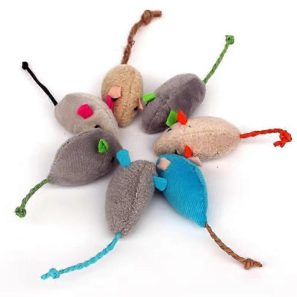 Durable Plush Mouse Cat Toys