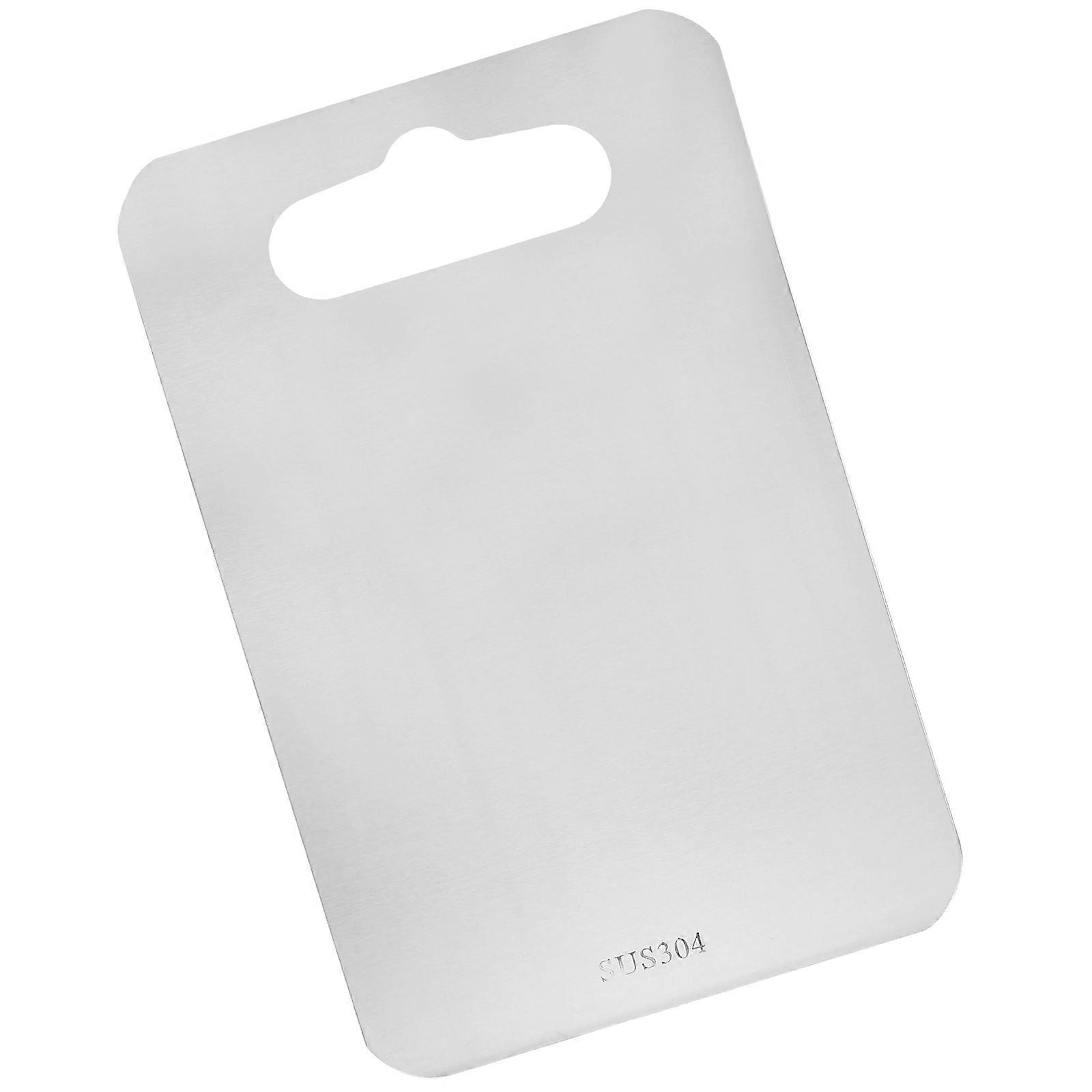 Cutting Board Stainless Steel for Kitchen Use 3Pcs Rustproof Rectangular Boards