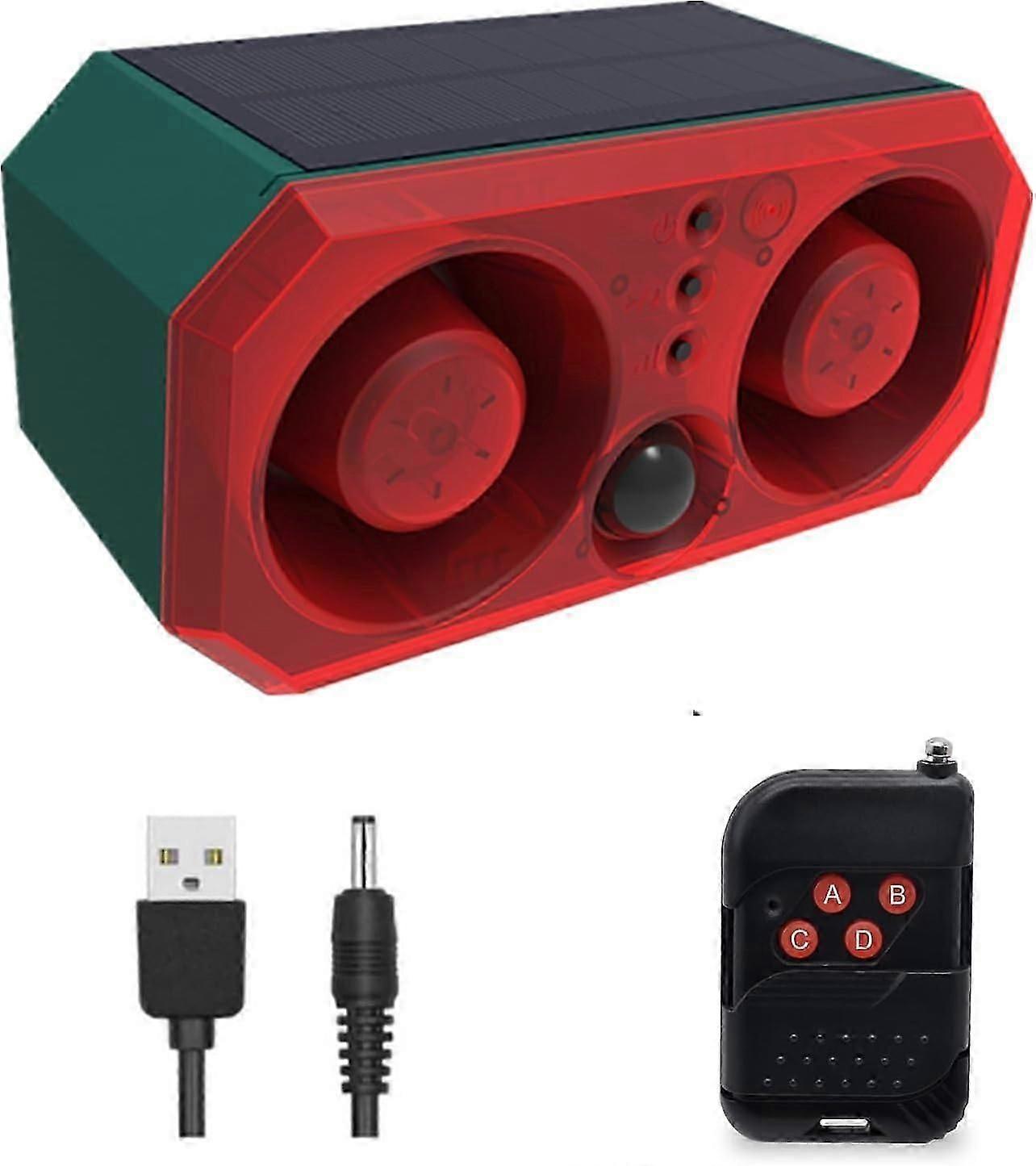 Solar Motion Alarm With Adjustable Volume