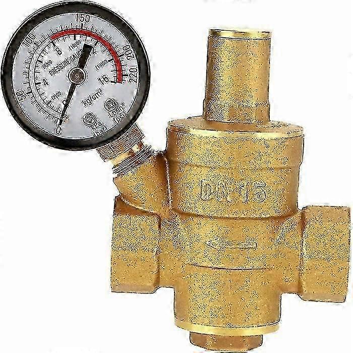 Adjustable 1 Inch Brass Pressure Regulator