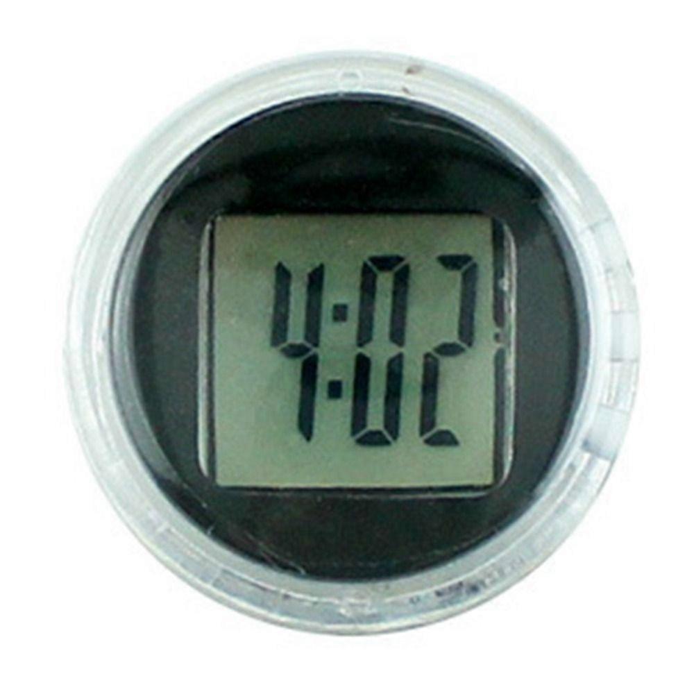 Electronic Clock Mini Car Clock ABS Simple Motorcycle Electronic Watch Waterproof Mute Modification Accessories