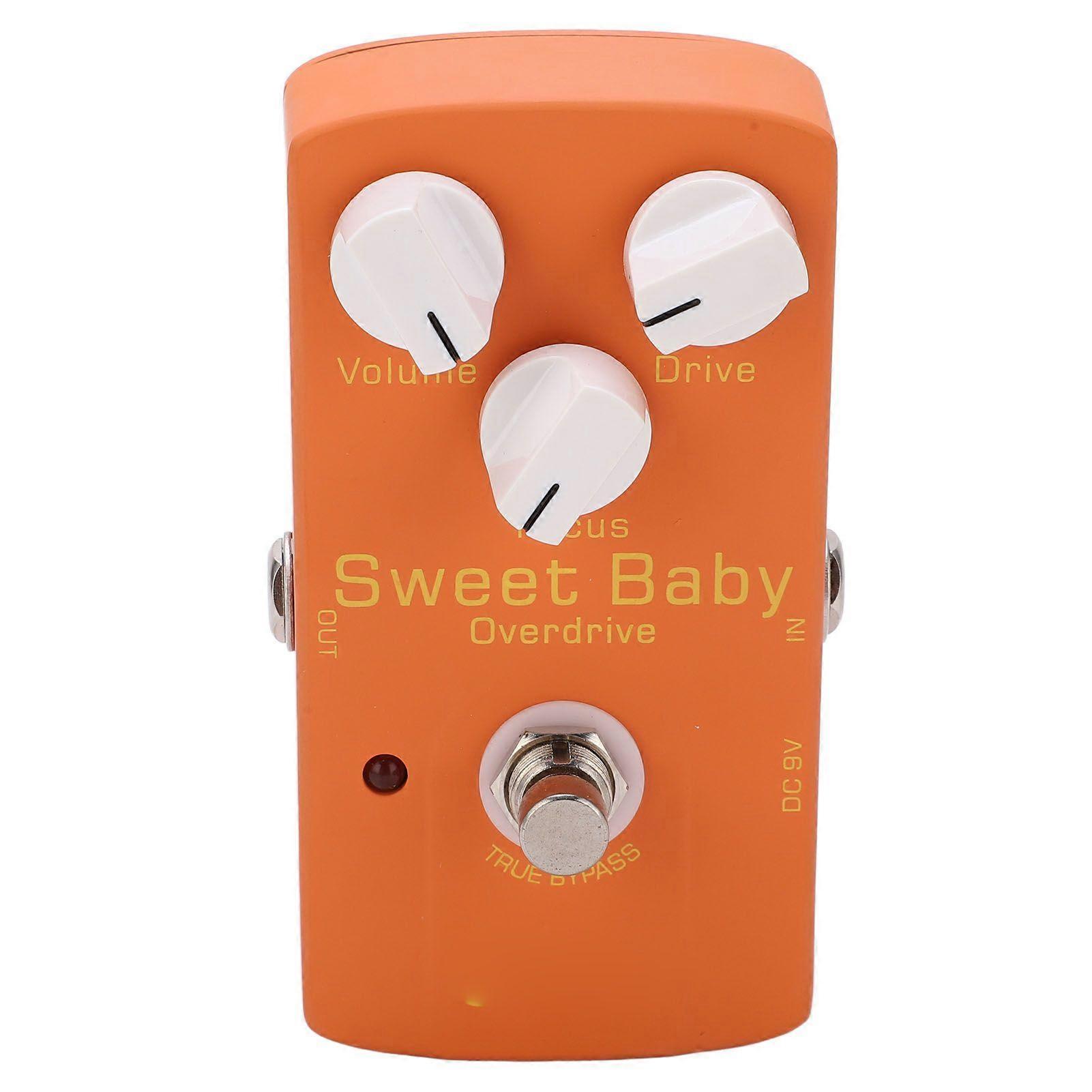 Overdrive Effect Low Gain Volume Drive Focus Knobs Electric Guitar Monoblock Effector Pedal 5mA