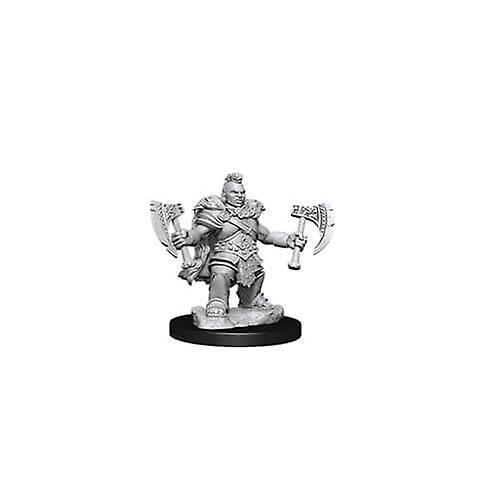 DWARF BARB F D&D Unpainted and Unassembled Frameworks Miniature Model Kit