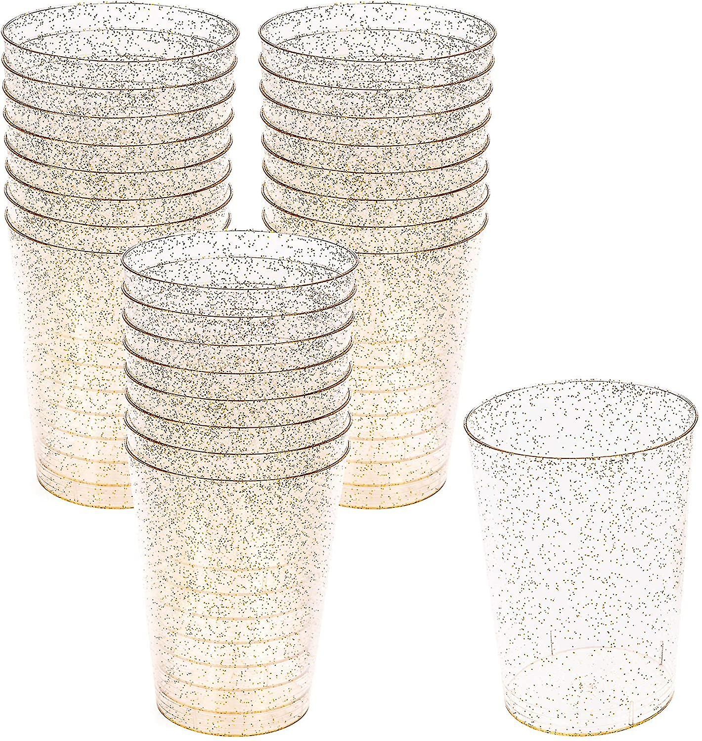 50 Premium Multipurpose Plastic Cups - 360ml Tw