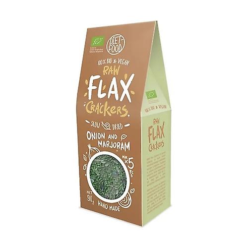 Bio flax crackers onion and marjoram 90 g